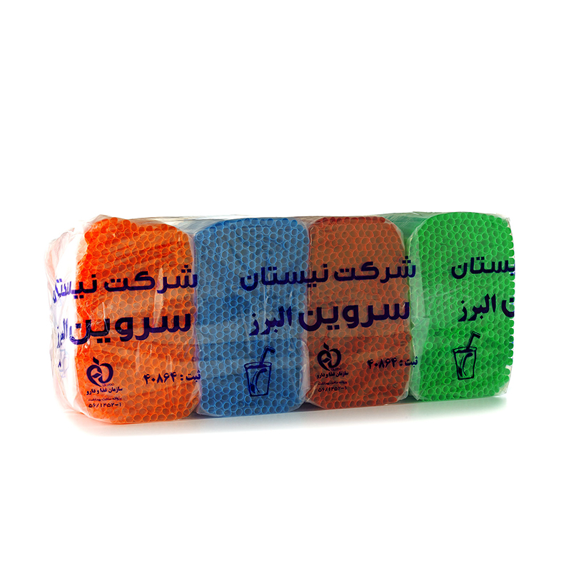 تصویر  نی نوشیدنی مدل آیس پک فله بسته 5 کیلویی
