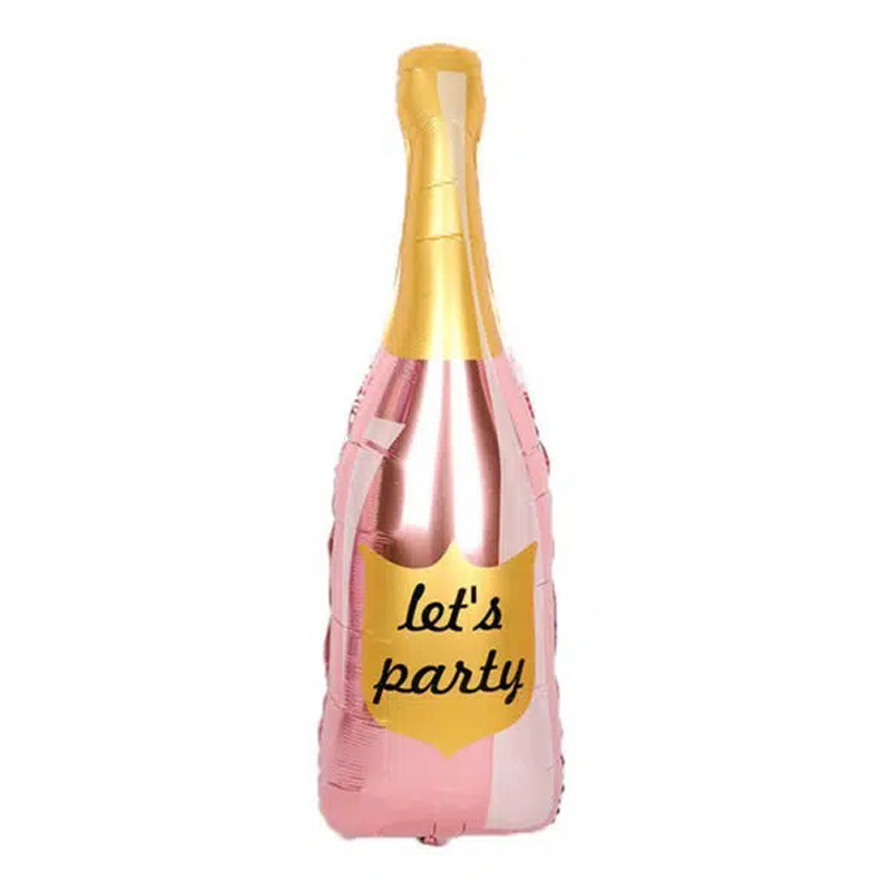 بادکنک فویلی بطری Lets Party